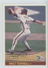 Walt Terrell #640 Baseball Cards 1984 Donruss Prices