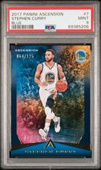 Stephen Curry [Blue] Basketball Cards 2017 Panini Ascension Prices