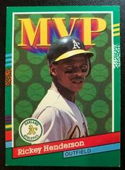 Rickey Henderson #387 Baseball Cards 1991 Donruss Prices