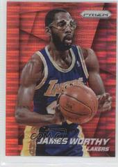 James Worthy [Red Pulsar Prizm] Basketball Cards 2014 Panini Prizm Prices