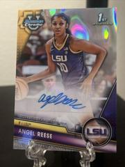 Angel Reese [Lava] #BCPA-AR Basketball Cards 2023 Bowman Chrome University Prospects Autographs Prices
