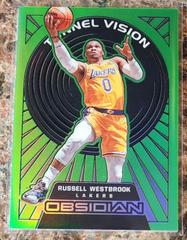 Russell Westbrook [Green Flood] #4 Basketball Cards 2021 Panini Obsidian Tunnel Vision Prices
