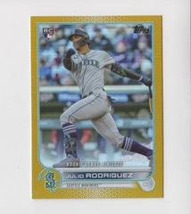Julio Rodriguez [Gold Foil] Baseball Cards 2022 Topps Update Prices