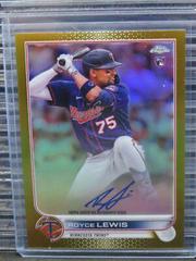 Royce Lewis [Gold] #RA-RL Baseball Cards 2022 Topps Chrome Rookie Autographs Prices