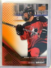 Shane Wright [Orange] #PM-23 Hockey Cards 2022 Upper Deck Team Canada Juniors Prospectus Momentous Prices