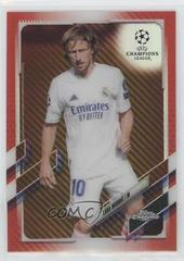 Luka Modric [Red Carbon Fiber] Soccer Cards 2020 Topps Chrome UEFA Champions League Prices