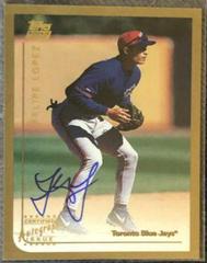 Felipe Lopez [Certified Autograph] Baseball Cards 1999 Topps Traded Prices
