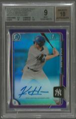 Kyle Holder [Purple Refractor] #BCAKH Baseball Cards 2015 Bowman Chrome Draft Pick Autograph Prices
