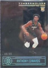 Anthony Edwards [Black] #152 Basketball Cards 2020 Panini Illusions Prices