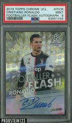 Cristiano Ronaldo [Autograph] Soccer Cards 2019 Topps Chrome UEFA Champions League Footballer Flash Prices