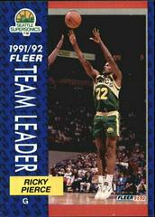 Ricky Pierce #396 Basketball Cards 1991 Fleer Prices