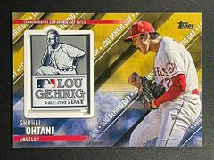 Shohei Ohtani [Gold] #SEP-SOH Baseball Cards 2022 Topps Update Special Event Patch Relics Prices