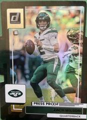 Zach Wilson [Press Proof Silver Die Cut] #142 Football Cards 2022 Panini Donruss Prices
