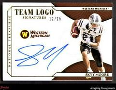 Skyy Moore [Gold] #TL-SKY Football Cards 2022 Panini National Treasures Collegiate Team Logo Signatures Prices
