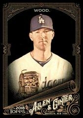 Alex Wood #87 Baseball Cards 2018 Topps Allen & Ginter X Prices