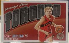Gradey Dick #11 Basketball Cards 2023 Panini Hoops Rookie Greetings Prices