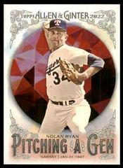 Nolan Ryan #PAG-7 Baseball Cards 2022 Topps Allen & Ginter Pitching a Gem Prices