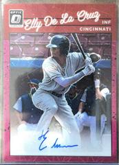 Elly De La Cruz [Pink Velocity] #1990-EC Baseball Cards 2023 Panini Donruss Optic Retro 1990 Signatures Prices