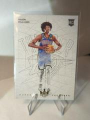 Jalen Williams #12 Basketball Cards 2022 Panini Court Kings Works in Progress Prices
