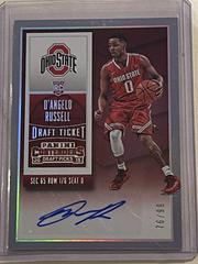D'Angelo Russell [Autograph] Basketball Cards 2015 Panini Contenders Draft Picks Prices