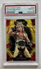 Shawn Michaels [Gold Wave] #102 Wrestling Cards 2023 Panini Select WWE Prices