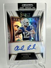 Andrew Luck [White] #SSP-ALU Football Cards 2021 Panini Select Signatures Select Prices