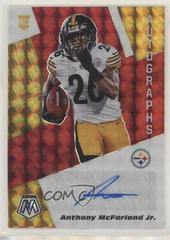 Anthony McFarland Jr. [Choice Fusion Red] #RA37 Football Cards 2020 Panini Mosaic Rookie Autographs Prices