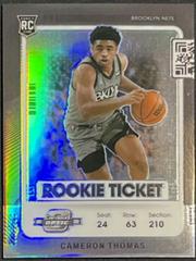Cameron Thomas [Silver] #4 Basketball Cards 2021 Panini Contenders Optic Rookies Prices