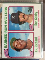 Earned Run Avg Ldrs [J. R. Richard, R. Guidry] #207 Baseball Cards 1980 Topps Prices