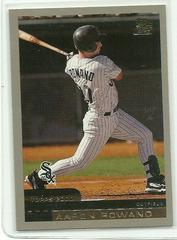 Aaron Rowand #T61 Baseball Cards 2000 Topps Traded Prices