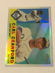 Carl Crawford [Refractor] #C23 Baseball Cards 2009 Topps Heritage Chrome Prices