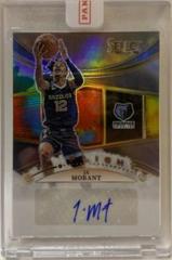 Ja Morant [Tie Dye] #IFS- Basketball Cards 2022 Panini Select In Flight Signatures Prices