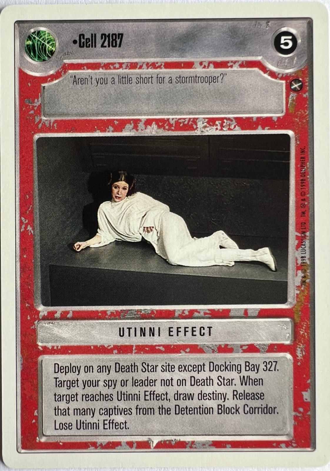 Cell 2187 [Revised] Star Wars CCG A New Hope