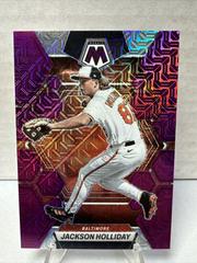 Jackson Holliday [Purple Mojo] #15 Baseball Cards 2023 Panini Chronicles Mosaic Prices