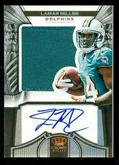 Lamar Miller [Jersey Autograph Silver] Football Cards 2012 Panini Crown Royale Prices