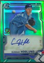 Gunnar Hoglund Baseball Cards 2021 Bowman Draft 1st Edition Chrome Autographs Prices