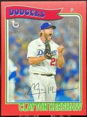 Clayton Kershaw [Red] #39 Baseball Cards 2023 Topps Brooklyn Collection Prices