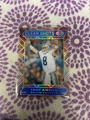 Troy Aikman [Light Blue] Football Cards 2020 Panini Illusions Clear Shots Prices