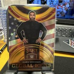 Gable Steveson [Gold] Wrestling Cards 2023 Panini Select WWE Global Icons Prices