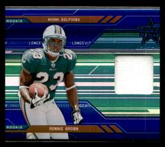 Ronnie Brown [Jersey] #272 Football Cards 2005 Leaf Rookies & Stars Prices