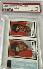 Frank Malzone [Johnny Podres] Baseball Cards 1962 Topps Stamp Panels Prices