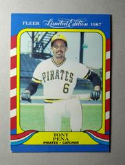 Tony Pena Baseball Cards 1987 Fleer Limited Edition Prices