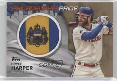 Bryce Harper [Gold] Baseball Cards 2022 Topps City Flag Patch Relics Prices