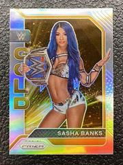 Sasha Banks [Silver Prizm] #8 Wrestling Cards 2022 Panini Prizm WWE Gold Prices
