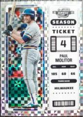 Paul Molitor [Building Blocks] #1 Baseball Cards 2023 Panini Chronicles Contenders Optic Prices