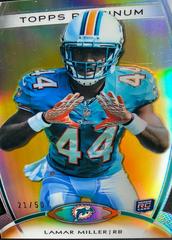 Lamar Miller [Autograph Patch Gold Refractor] Football Cards 2012 Topps Platinum Prices