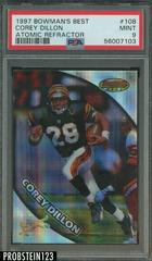 Corey Dillon [Atomic Refractor] Football Cards 1997 Bowman's Best Prices