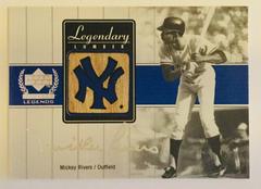 Mickey Rivers #MR-LL Baseball Cards 2000 Upper Deck Yankees Legends Legendary Lumber Prices