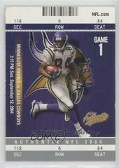 Randy Moss #8 Football Cards 2004 Fleer Authentix Prices