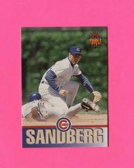 Ryne Sandberg #77 Baseball Cards 1994 Donruss Triple Play Prices